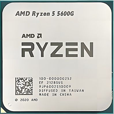 AMD Ryzen 5 5600G 6C 12T 3.9GHz to 4.4GHz Socket AM4 Cezanne 7NM 16MB 65W Apr 2021
