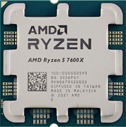 AMD Ryzen 5 7600X 6C 12T 4.7GHz to 5.3GHz Socket AM5 Raphael 5NM 32MB 105W Sep 2022