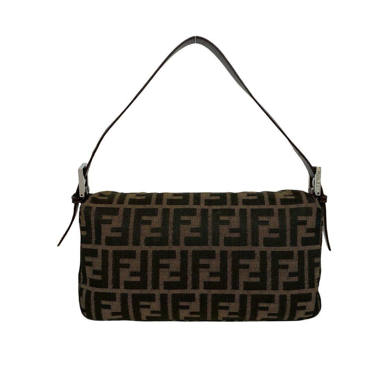 極 美品 袋付 FENDI フェンディ ヴィンテージ ズッカ FF 柄 キャンバス 