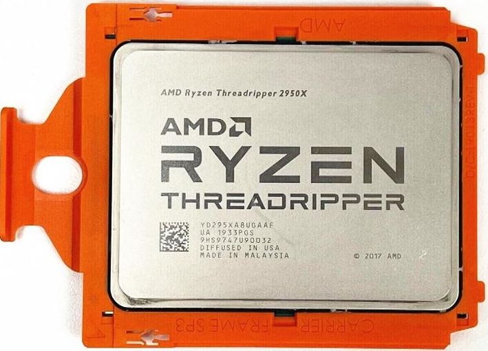 AMD Ryzen Threadripper 2950X 16C 32T 3.5GHz to 4.4GHz Socket SP3r2 Colfax 12NM 32MB 180W Aug