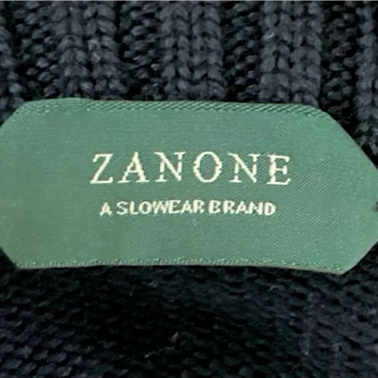 メンズ イタリア製 ZANONE ザノーネ タートルネック ウール ニット
