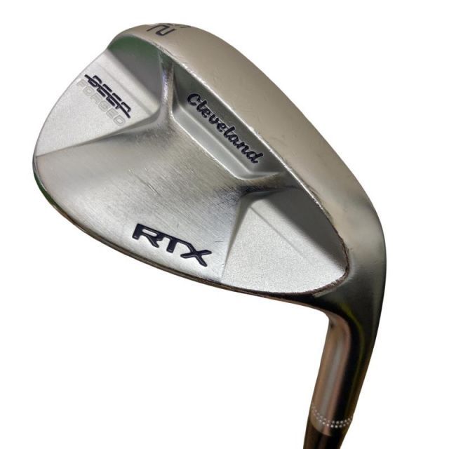 【中古】 クリーブランド Cleveland RTX DEEP FORGED 52°/10° FULL ウェッジ WG 純正特注シャフト (フレックスS) メンズ 男性用 右利き 右用 Cランク ゴルフクラブ