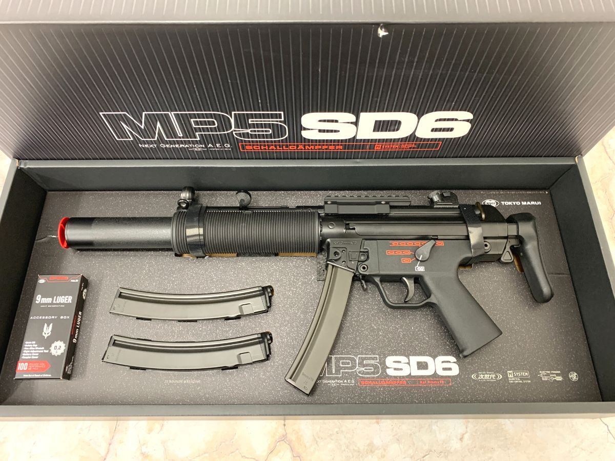 （中古商品）東京マルイ 次世代電動ガン MP5SD6
