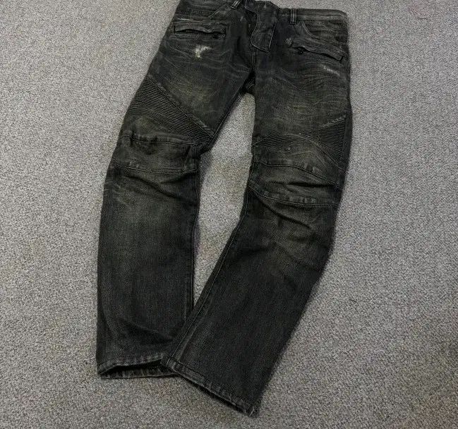 バルマン バイカーデニム ジーンズ デニムパンツ デニムジーンズ 33インチ 7,230円
