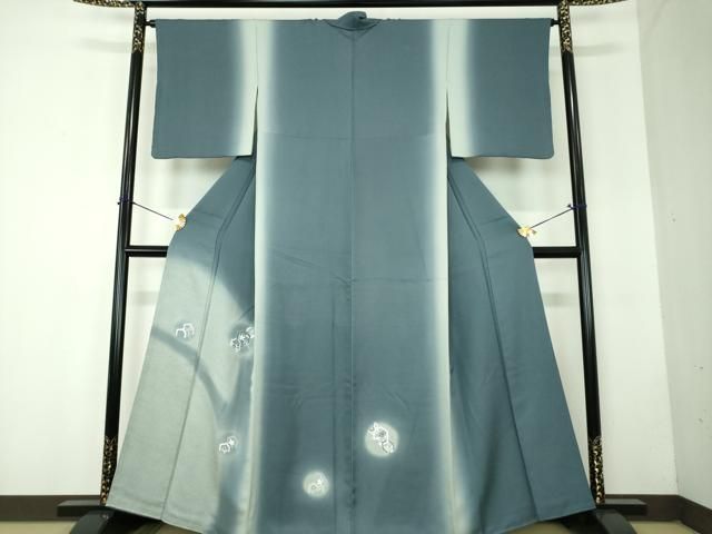 平和屋着物●訪問着　亀甲花文　暈し染め　正絹　逸品　未使用　DABF7845ps