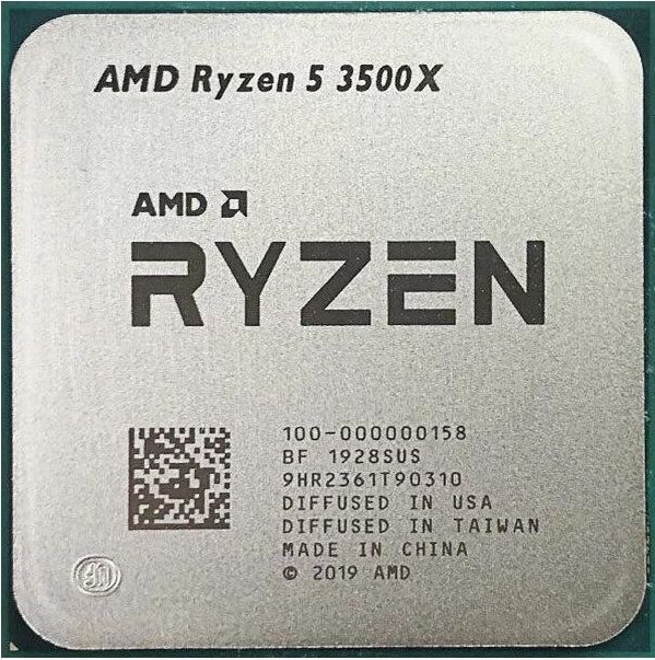 AMD Ryzen 5 3500X 6C 3.6GHz to 4.1GHz Socket AM4 Matisse 7NM 32MB 65W Sep 2019