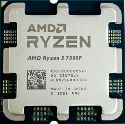 AMD Ryzen 5 7500F 6C 12T 3.7GHz to 5GHz Socket AM5 Raphael 5NM 32MB 65W Jul 2023