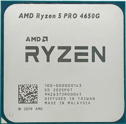 AMD Ryzen 5 Pro 4650G 6C 12T 3.7GHz to 4.2GHz Socket AM4 Renoir 7NM 8MB 65W Jul 2020