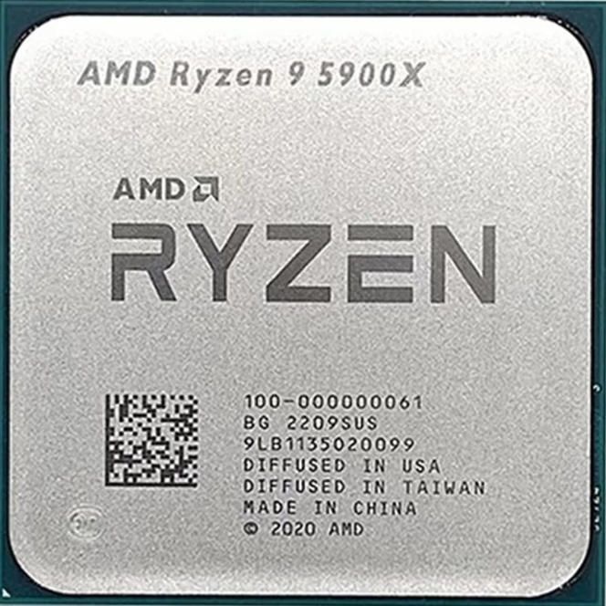 AMD Ryzen 9 5900X 12C 24T 3.7GHz to 4.8GHz Socket AM4 Vermeer 7NM 64MB 105W Nov 2020