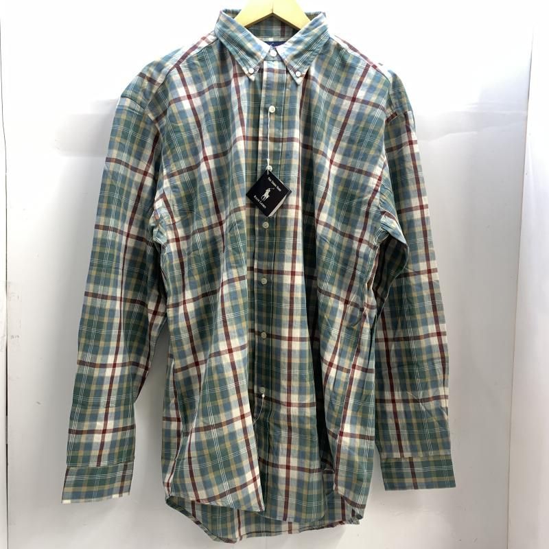 【中古】POLO RALPH LAUREN BDチェックシャツ サイズM マルチカラー ポロラルフローレン[92]