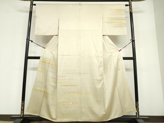 平和屋着物●人間国宝　福田喜三郎　訪問着　霞文　暈し染め　金彩　正絹　逸品　DABF1929ud