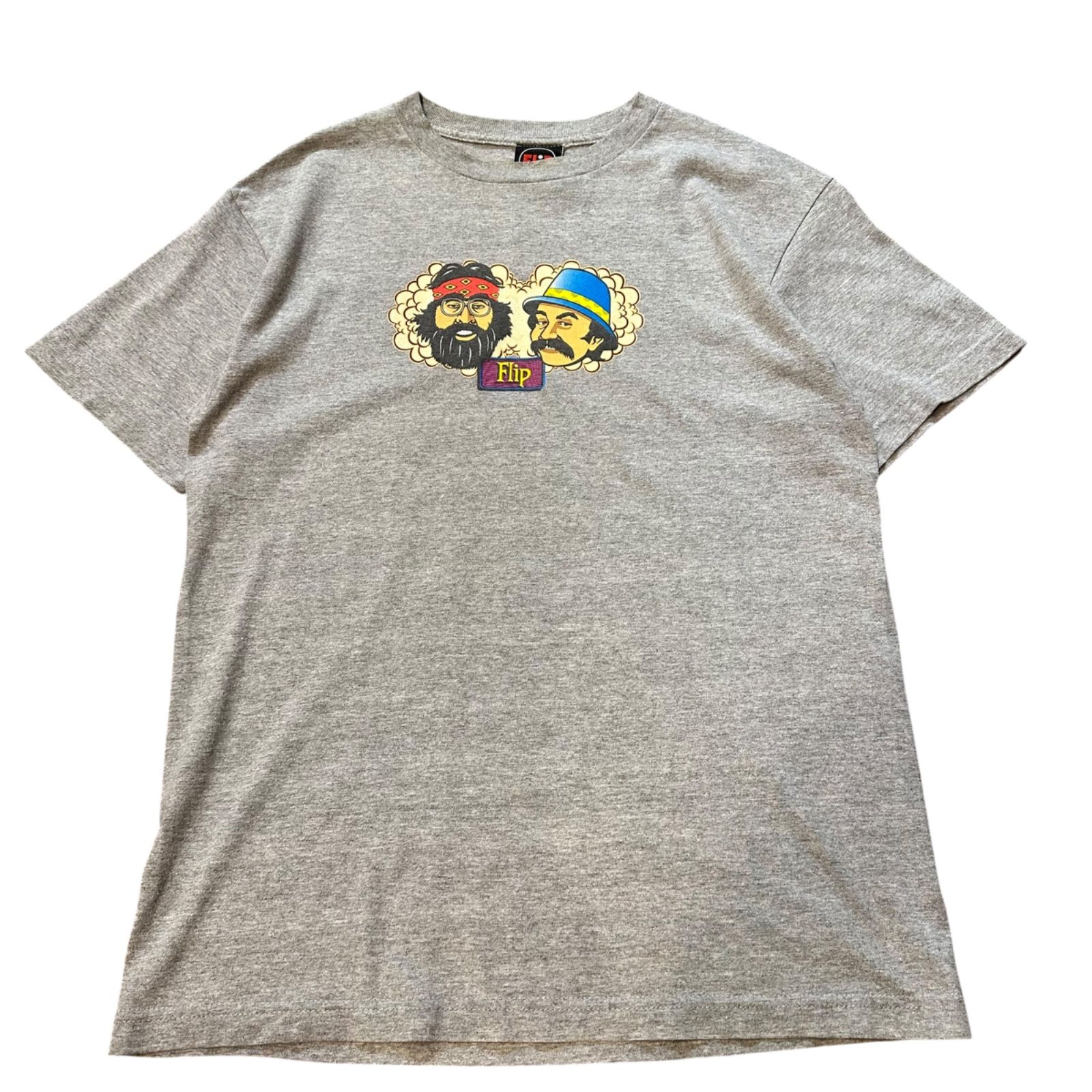 90s FLIP skateboards cheech&chong print tee　オールドスケート　オリジナル　フリップ　チーチ　アンド　チョン　チーチョン