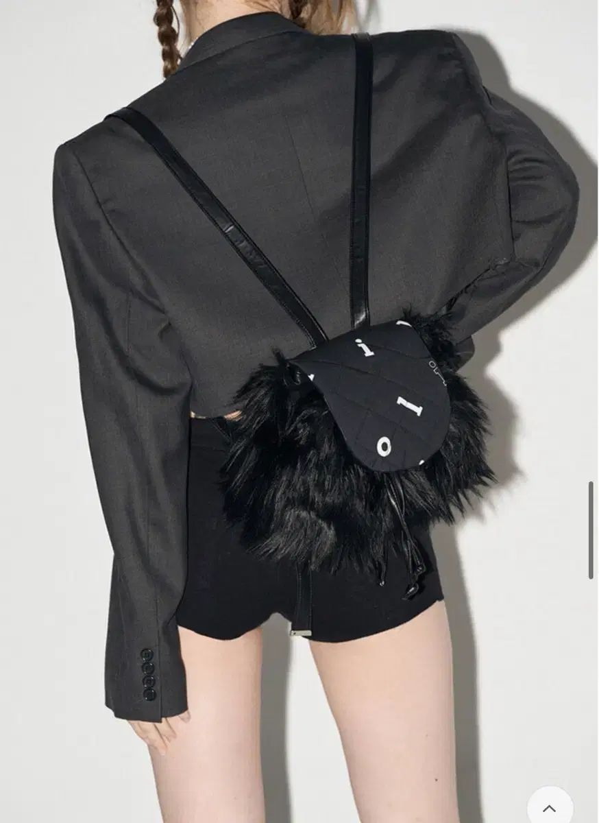 illio Quilting & Fur Backpack black 8,800円