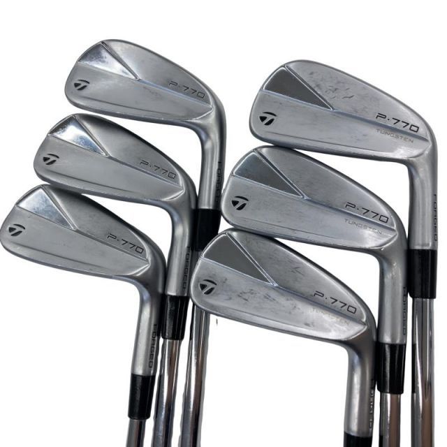 【中古】 テーラーメイド Taylor Made P・770(2023) 6S アイアンセット IR Dynamic Gold EX TOUR ISSUE (フレックスS) メンズ 男性用 右利き 右用 Cランク ゴルフクラブ