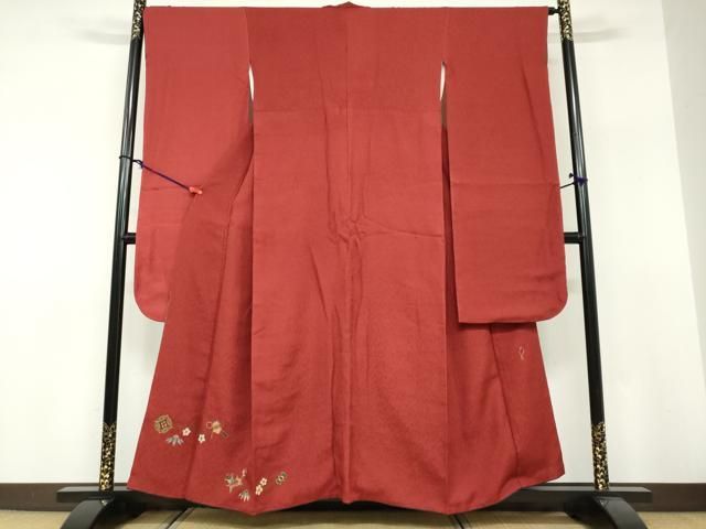 平和屋着物●豪華振袖　作家物　絞り　宝尽くし花文　金彩　正絹　逸品　DABF1377ud
