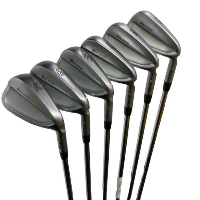 【中古】 ピン i BLADE 6S アイアンセット IR Dynamic Gold (フレックスS) メンズ 男性用 右利き 右用 Cランク ゴルフクラブ