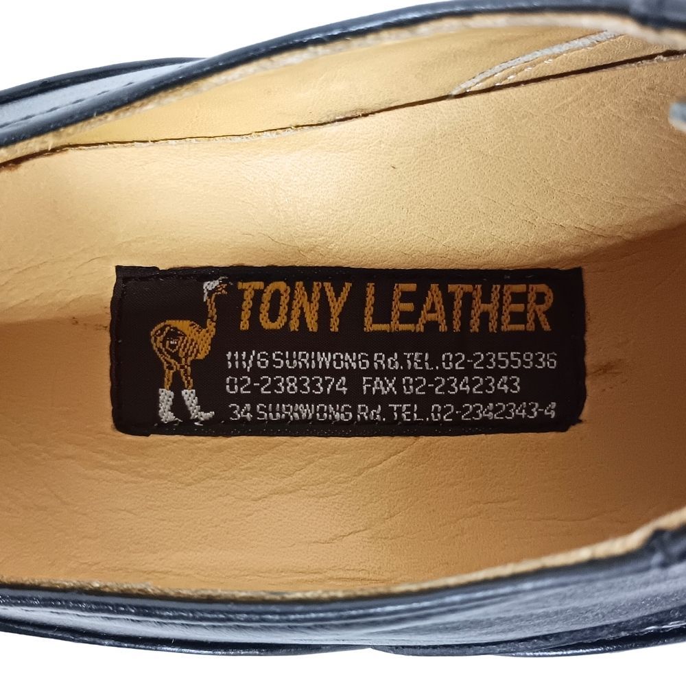 TONY LEATHER トニーレザー ビジネスシューズ レザー ブラック サイズ