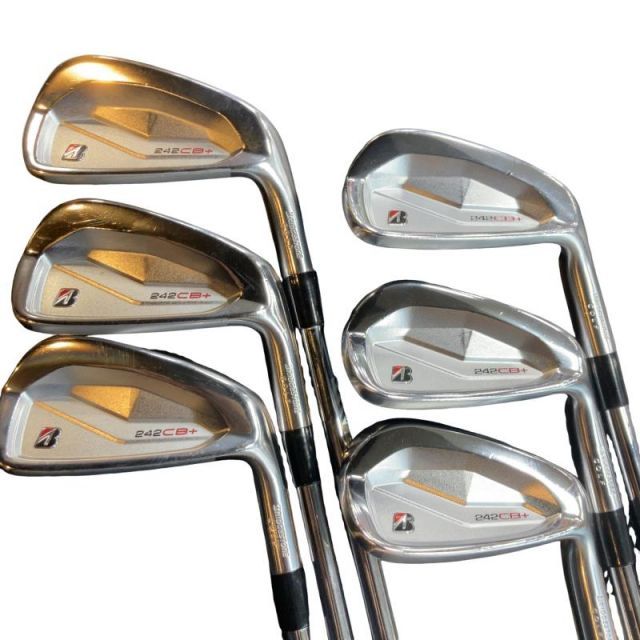 【中古】 ブリヂストン BRIDGESTONE 242CB+ 6S アイアンセット IR NS PRO MODUS3 TOUR105 (フレックスS) メンズ 男性用 右利き 右用 Cランク ゴルフクラブ