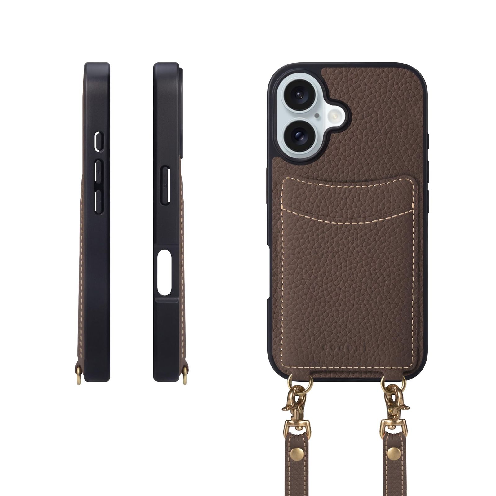 COGURE 互換 iPhone 17 ケース 本革 COPGCS エトープ