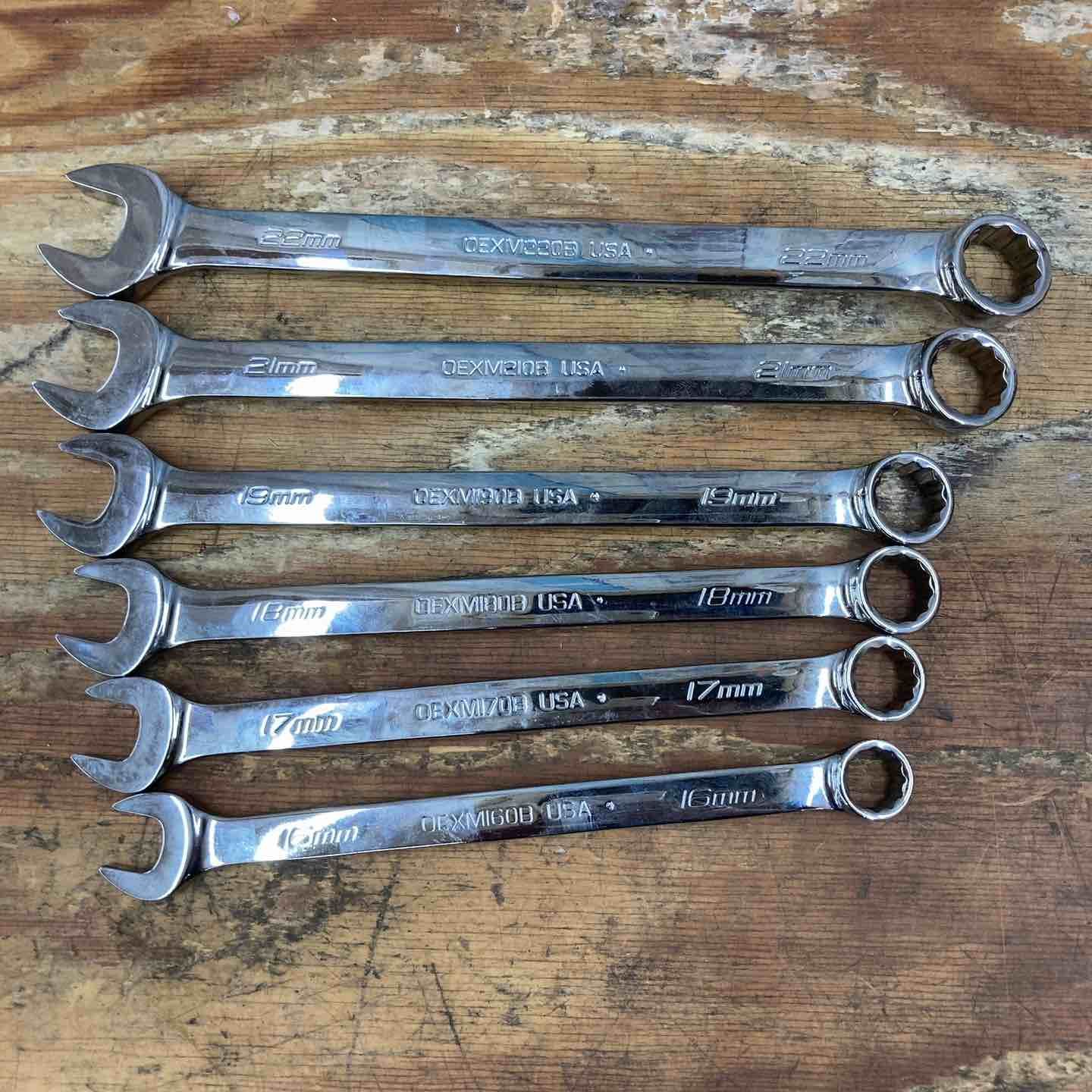 スナップオン(Snap-on) コンビネーションレンチセット 6点 OEXM220B/210/190/180/170/160【柏店】