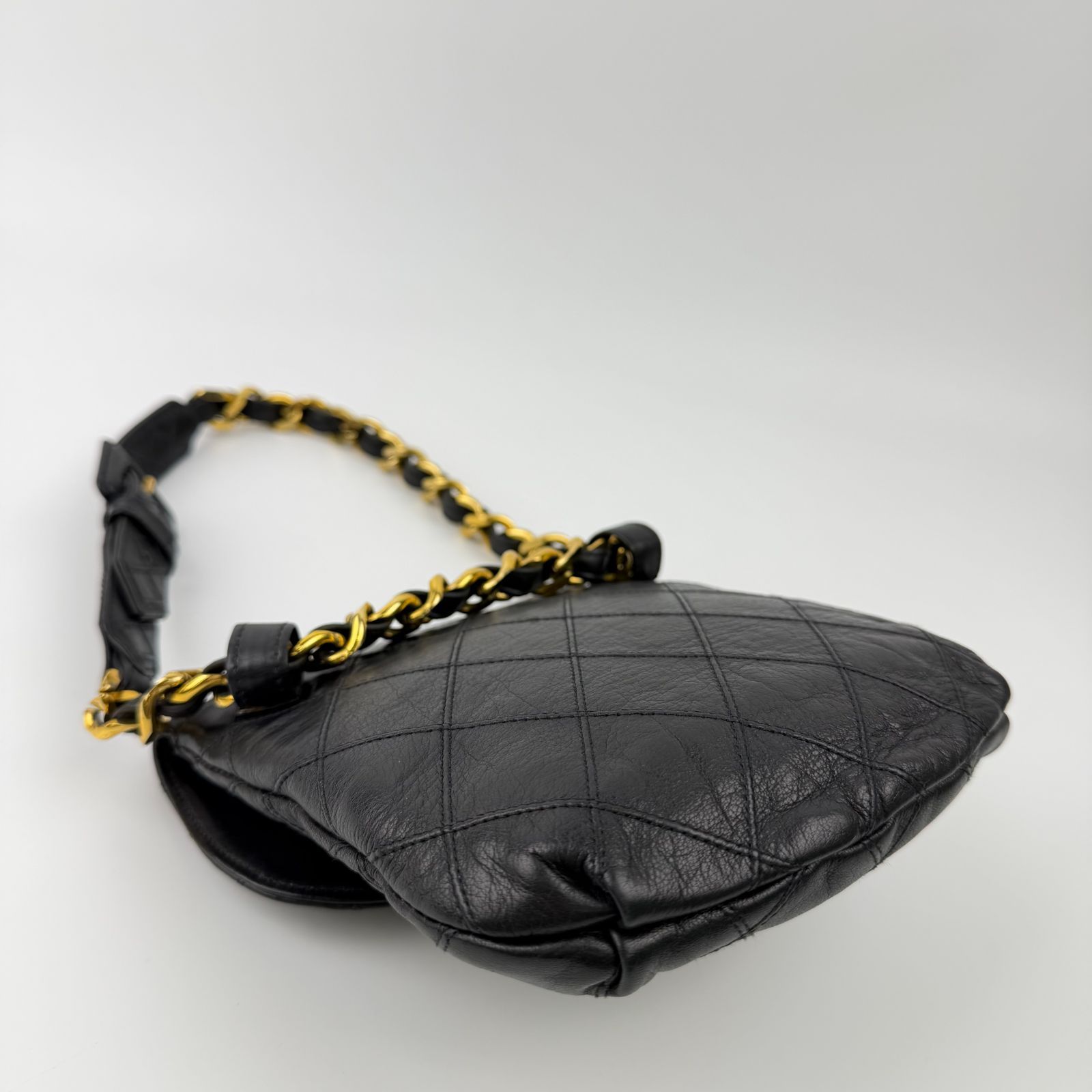 中古】CHANEL シャネル マトラッセ ココマーク チェーンベルト