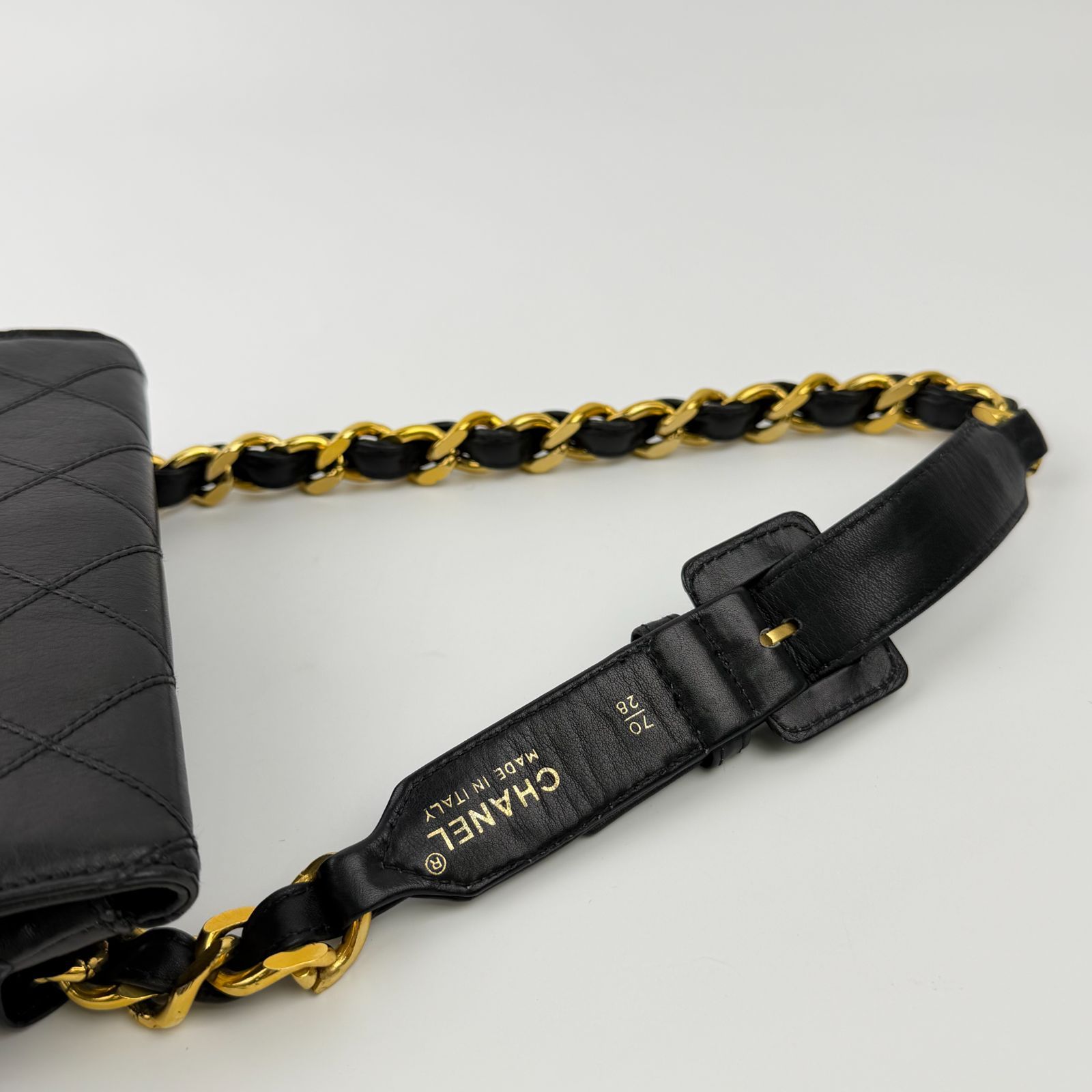 中古】CHANEL シャネル マトラッセ ココマーク チェーンベルト