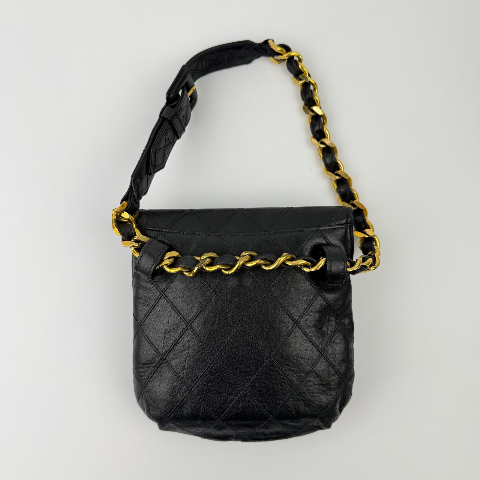 中古】CHANEL シャネル マトラッセ ココマーク チェーンベルト