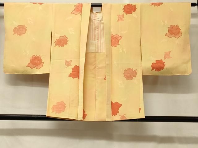 平和屋着物＃羽織　地紋起こし　舞花文　暈し染め　正絹　逸品　CABG8098in