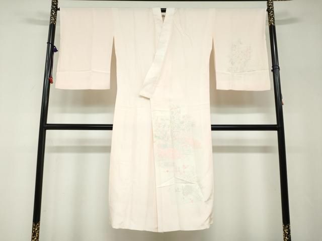 平和屋着物●長襦袢　無双仕立て　童子遊び　正絹　逸品　DABF1212ud
