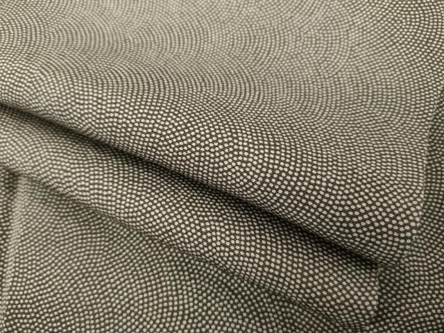 平和屋着物●江戸小紋　鮫小紋柄　正絹　逸品　AABI7944ck
