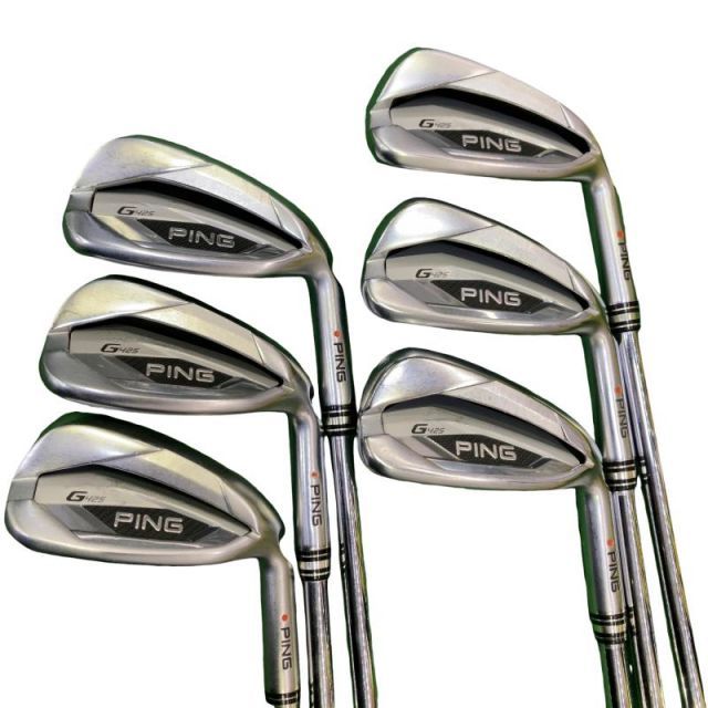 【中古】 ピン G425 6S(アーコス無し) アイアンセット IR NS PRO ZELOS 7 (フレックスS) メンズ 男性用 右利き 右用 Cランク ゴルフクラブ
