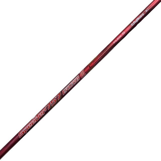 【中古】 タイトリストスリーブ付き(GT系) フジクラドライバー用 シャフト Speeder 757 EVOLUTION III (フレックスS)Bランク ゴルフクラブ