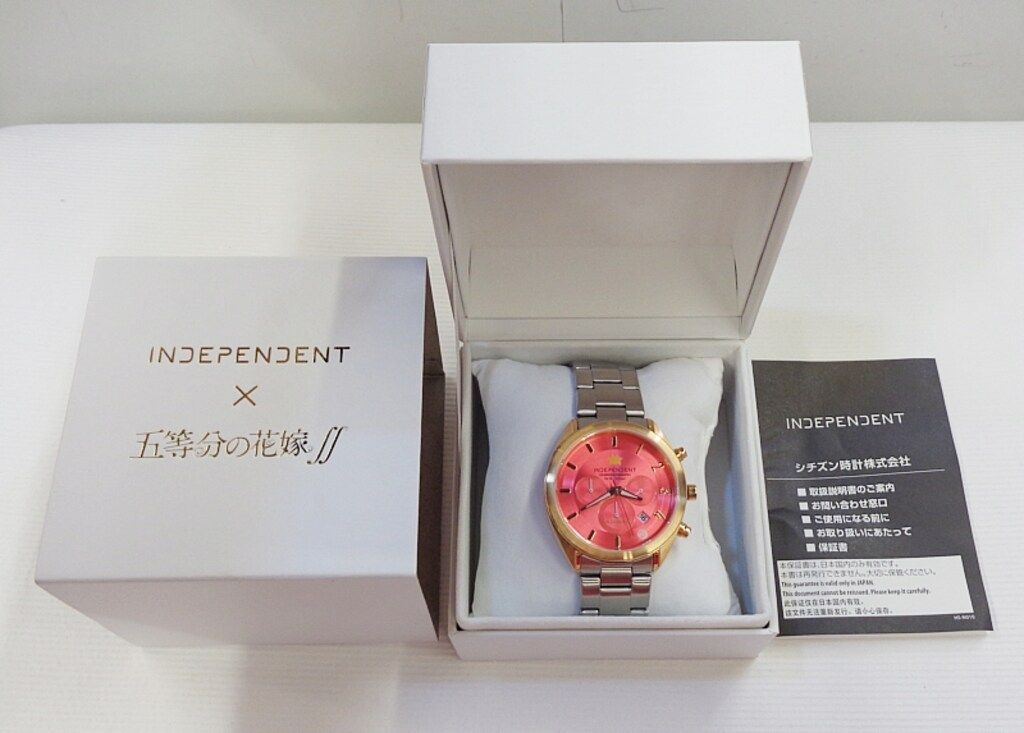 INDEPENDENT INDEPENDENT×五等分の花嫁∬ コラボウォッチ 五月モデル 中野五月 シリアルナンバー入り