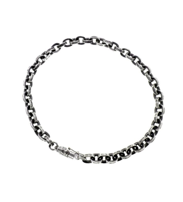 クロムハーツ CHROME HEARTS 【 PPR CHN 8 PAPER CHAIN 】 ペーパー チェーン シルバー ブレスレット 50846