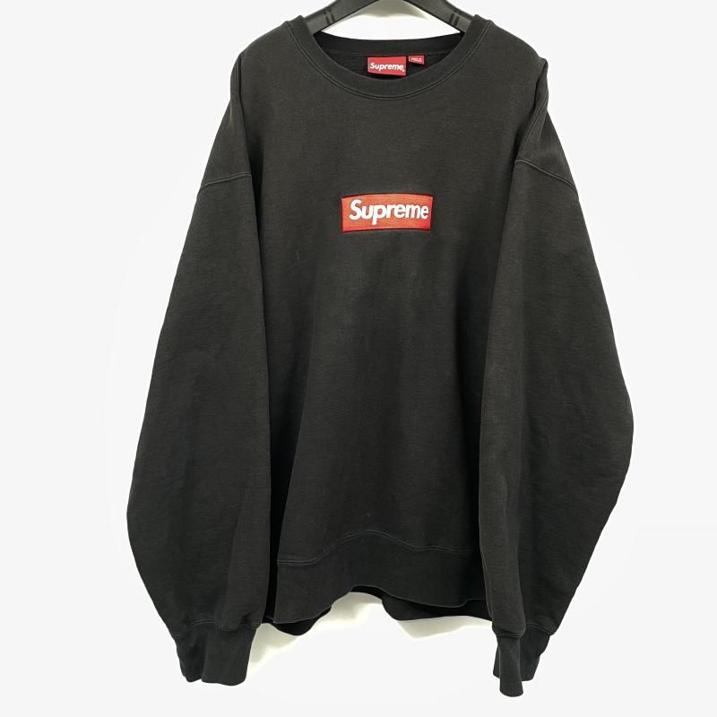 【中古】Supreme 22AW Box Logo Crewneck サイズXXL ブラック シュプリーム[17]