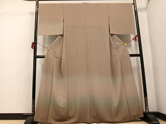平和屋着物●訪問着　霞文　暈し染め　正絹　逸品　未使用　AABI8492ph