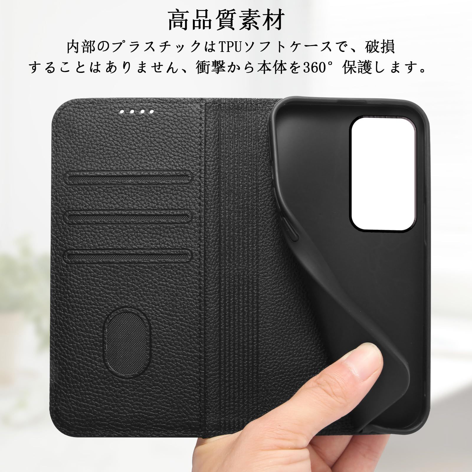 Torske Oppo A3 5G ケース 手帳型 オッポ スマホ A3 5G ケース 内蔵