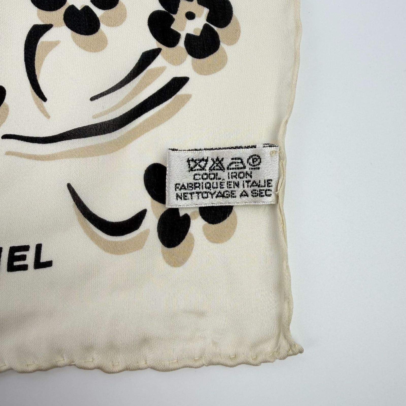 中古】CHANEL シャネル カメリア ココマーク シルクスカーフ スカーフ