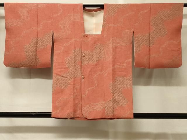平和屋着物＃道行コート　絞り　道長文　正絹　逸品　CABG8052in