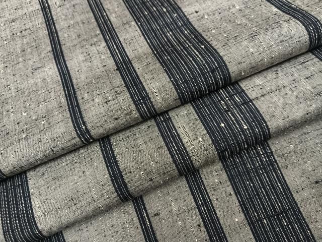 平和屋着物●上質な紬　間道　正絹　逸品　AABI7464ph