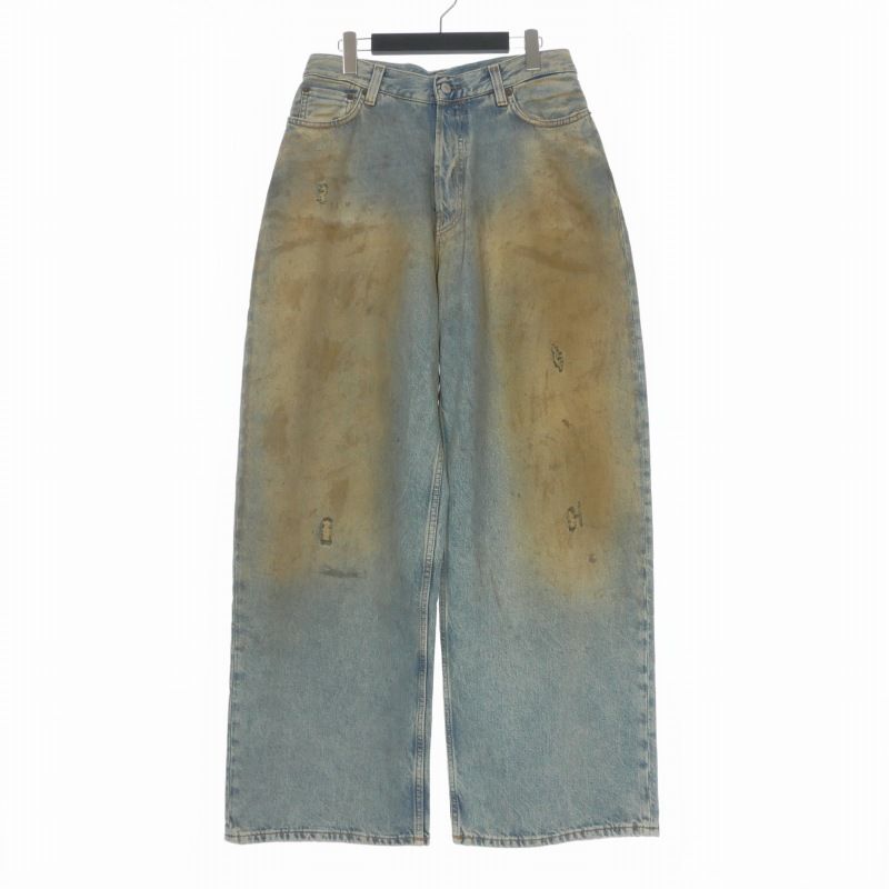 アクネ ストゥディオズ Acne Studios 26SS ルーズフィットジーンズ ワイドデニムパンツ S インディゴ 2023 U Penicillin 国内正規