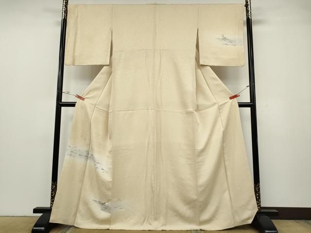 平和屋着物●訪問着　刺繍　立波舟宝尽くし文　金彩　正絹　逸品　CABG5451ut