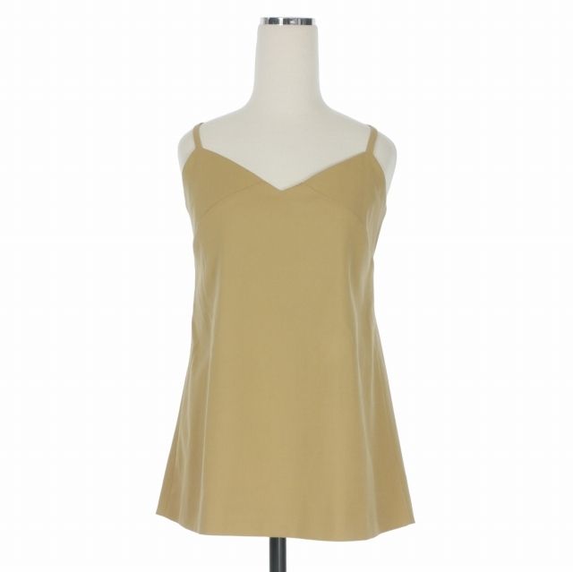 マックスマーラ MAX MARA 白タグ ストレッチキャミソール トップス 40 ベージュ 116106186 国内正規