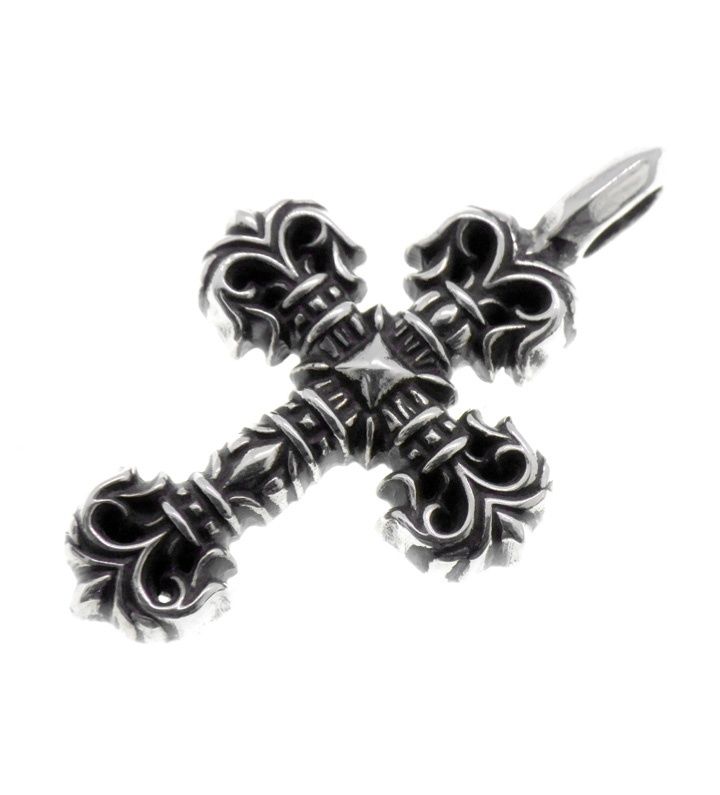 クロムハーツ CHROME HEARTS 【 CHARM FILIGREE TINY 】 タイニー フィリグリー チャーム シルバー ネックレス トップ 50847