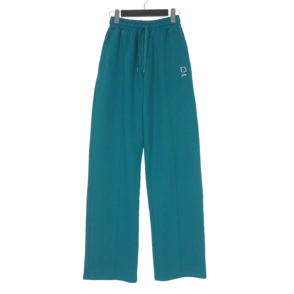 アルテアントワープ Arte Antwerp 23AW Trevor A Patch パッチ スウェット イージーパンツ XS Lagoon Blue ブルー AW23-050P 国内正規