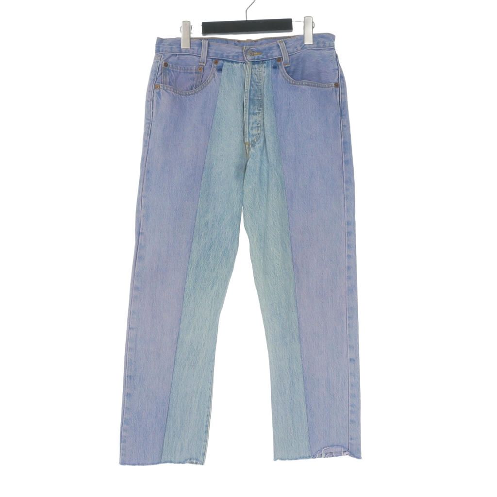 リハーズオール RehersalL リーバイス Levi's 501 再構築 リメイクデニムパンツ ジーンズ カットオフ M インディゴ