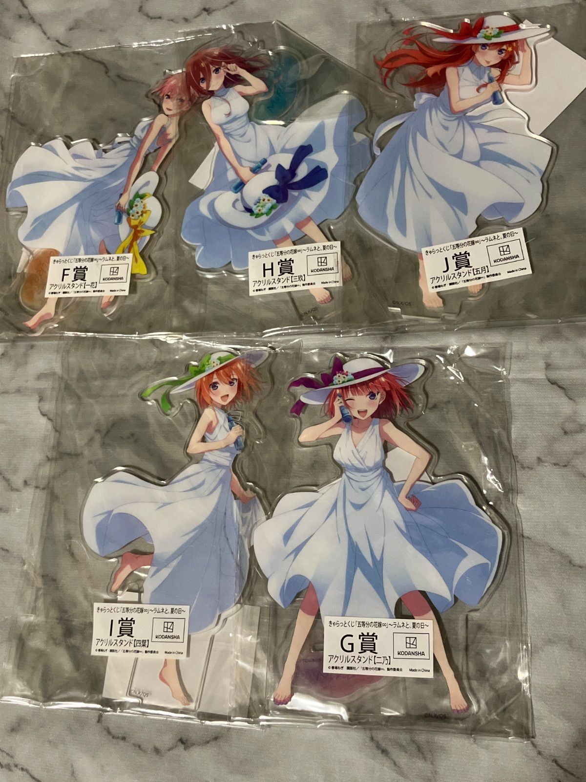 五等分の花嫁 一花 二乃 三玖 四葉 五月 アクリルスタンド きゃらっと