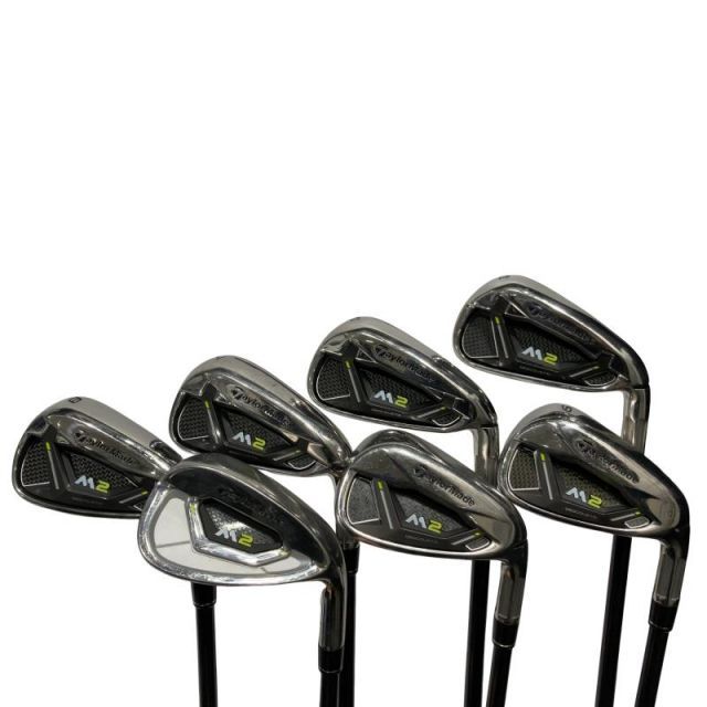 【中古】 テーラーメイド M2(2017) 8S アイアンセット IR TM7-217 (フレックスR) メンズ 男性用 右利き 右用 Cランク ゴルフクラブ