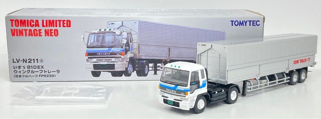 ミニカー トミカ LV-N211a いすゞ 810EX ウイングルーフトレーラ