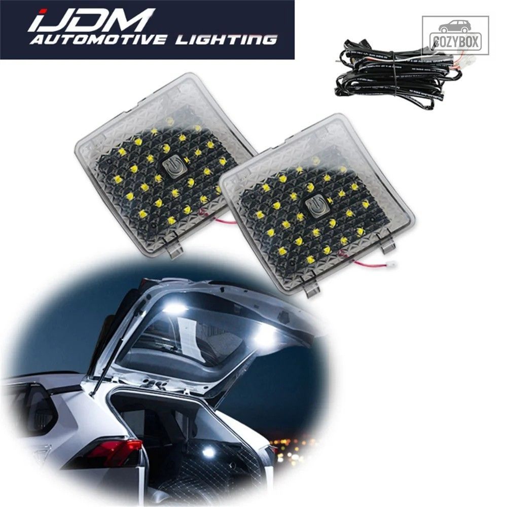トヨタ RAV4 5th 2019 - 24 白色 LED 車リアトランクカーゴエリアライトテールゲート